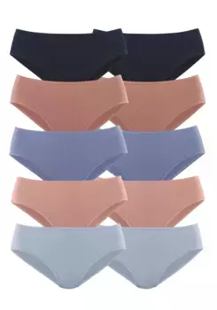 Трусики-брюки Petite Fleur Jazz (10 шт.) из эластичного хлопка, цвет Orange