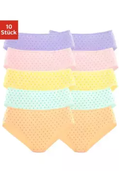 Трусики-брюки Petite Fleur Jazz (10 шт.) из эластичного хлопка, зеленый