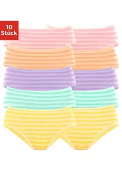 Трусики-брюки Petite Fleur Jazz (10 шт.) из эластичного хлопка, зеленый