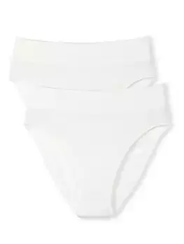Трусики CALIDA "Elastic Duopack" (2 шт. в упаковке), с широким мягким поясом, белый