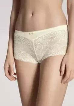 Трусики CALIDA "Sensual Secrets", нежное, слегка прозрачное кружево, кремовый