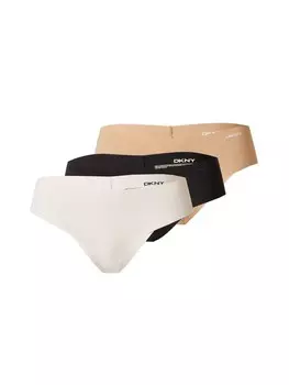 Трусики DKNY Intimates Panty, цвет camel/light beige/black