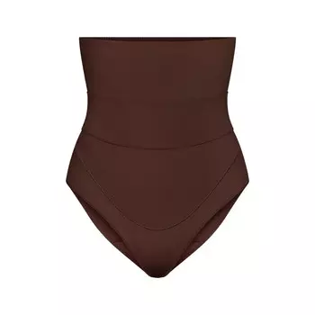 Трусики для беременных с высокой талией и поясом SKIMS Fits Everybody, цвет Cocoa