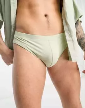 Трусики для плавания ASOS светло-хаки