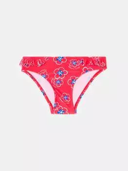 Трусики для плавания с принтом и воланами Ovs, цвет strawberry red