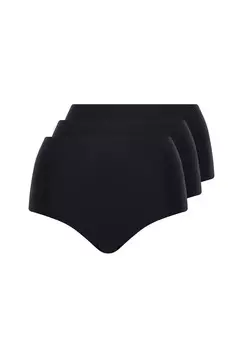 Трусики для талии, набор из 3 шт. — мягкий стрейч CHANTELLE, цвет Schwarz One Size