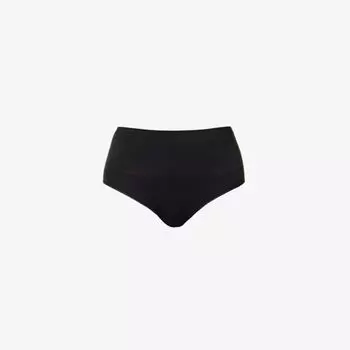 Трусики EcoCare из эластичной ткани с высокой посадкой Spanx, черный