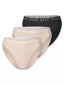 Трусики ELLE High Leg - ELLE LOGO, разноцветный