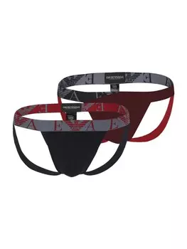 Трусики Emporio Armani, цвет Navy/Dark red
