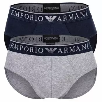 Трусики Emporio Armani, серый