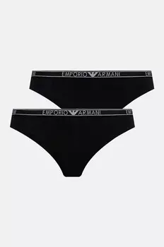 Трусики Emporio Armani Underwear, 2 шт, черный