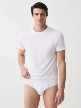 Трусики Five Pack из эластичного органического хлопка Ovs, цвет optical white
