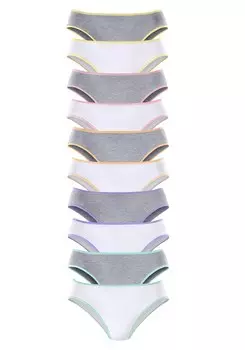 Трусики GO IN, цвет mottled grey/White