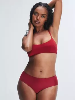 Трусики-хипстеры Savage X Fenty Microfiber No-Show, цвет Red Cognac