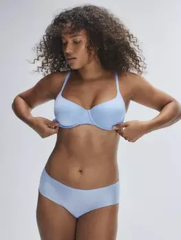 Трусики-хипстеры Savage X Fenty Microfiber No-Show, цвет Moon Daisy Blue