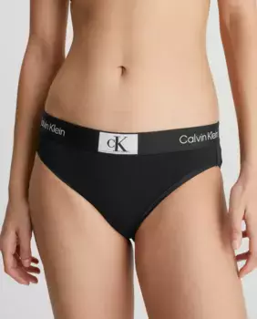 Трусики - хлопок 1996 г Calvin Klein, черный