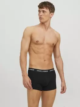 Трусики HUEY TRUNKS 7 PACK Jack & Jones, цвет black