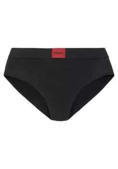 Трусики HUGO Underwear "BRIEF HW RED LABEL", с контрастными деталями, черный