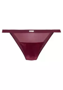Трусики HUGO Underwear "BRIEF VELVET", с бархатной отделкой, красный