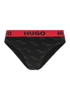 Трусики HUGO Underwear "THONG SL DESIGN", с эластичным поясом, цвет Open Miscellaneous 965