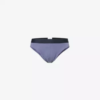 Трусики из эластичного джерси с фирменным поясом Pureness Zimmerli, синий