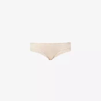 Трусики из эластичного джерси с высокой посадкой Stripe & Stare, цвет sand