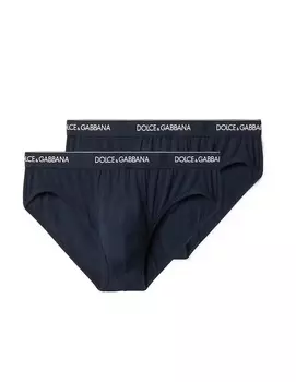 Трусики из эластичного хлопка Dolce & Gabbana, Синий темно-синий
