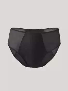 Трусики из эластичного шелка с высокой талией Wolford, черный