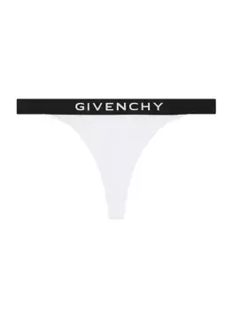 Трусики из био-джерси с подписью 4G Givenchy, белый