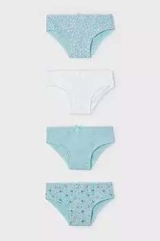 Трусики из хлопка - 4 пары Mayoral, белый