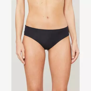 Трусики из хлопкового джерси Invisible Cotton со средней посадкой Hanro, черный