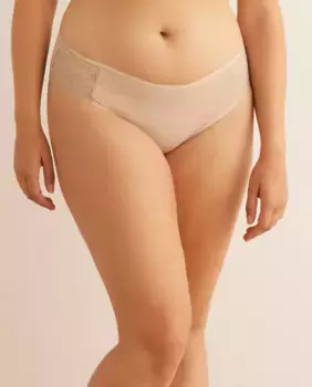 Трусики из микрофибры со шнурками по бокам Fomia, цвет Natural