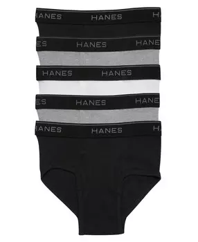 Трусики из окрашенной смеси хлопка Big Boys Ultimate, набор из 5 шт. Hanes