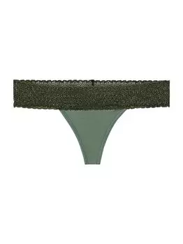 Трусики из смесового хлопка с кружевной отделкой Bombas