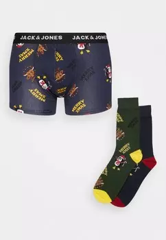 Трусики JACPENGUIN XMAS GIFTBOX SET Jack & Jones, темно-синий