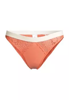 Трусики контрастного цвета, кружевные, женские MANGUUN, цвет 2 Apricot Brandy /