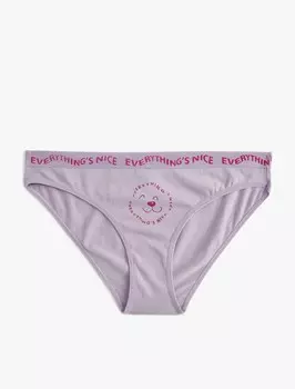 Трусики Koton, цвет Berry/Light purple