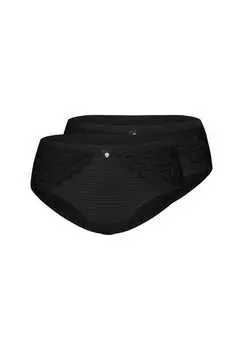 Трусики красивые классические упаковка из 2 шт. Sassa, черный