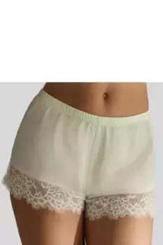 Трусики LASCANA "Alana", элегантного короткого кроя с высоким содержанием шелка, мятный