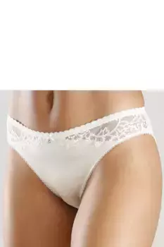 Трусики LASCANA "Алана" выполнены из элегантного, мерцающего качества с высоким содержанием шелка, цвет Champagne