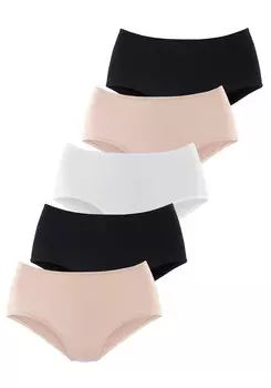 Трусики LASCANA, цвет Nude/Black
