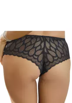 Трусики LASCANA "Evita" из слегка прозрачного кружева, черный