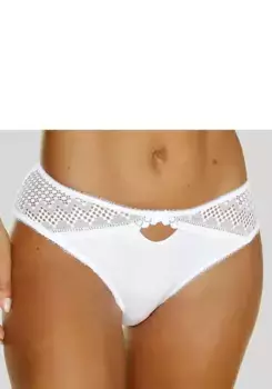 Трусики LASCANA из натурального хлопка, белый