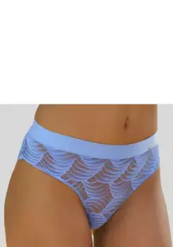 Трусики LASCANA "Марла" из графичного кружева, синий
