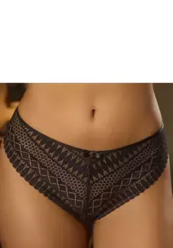 Трусики LASCANA с элегантной ювелирной фурнитурой, черный