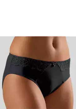Трусики LASCANA, с кружевными вставками по бокам, черный