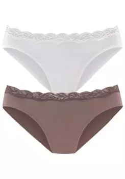 Трусики LASCANA, серо-коричневый