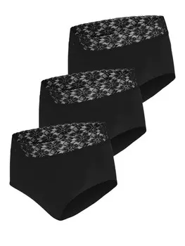 Трусики MAMALICIOUS Panty MLHEAL, черный