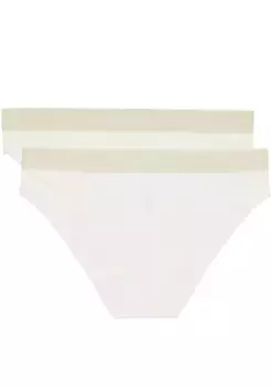 Трусики Marc O'Polo (2 шт.), тонкая ребристая резинка, эластичный пояс, белый