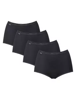 Трусики макси базовый+ Sloggi, черный